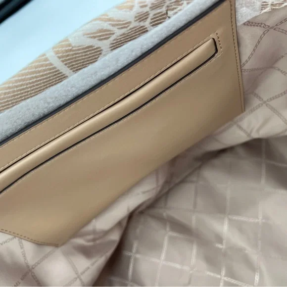 Michael Kors Cream and Tan Tote Bag - Picture 10 of 13